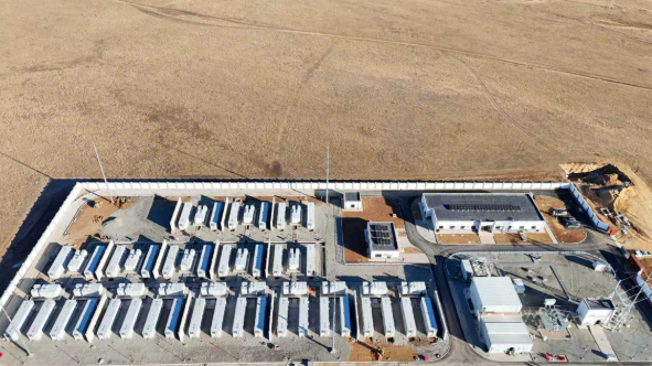 化德縣電網側獨立儲能示范項目電化學儲能全容量并網